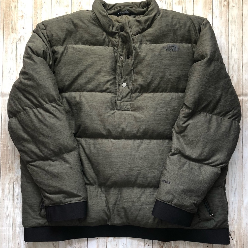 The North Face Men's Dark Green Puffer Jacket